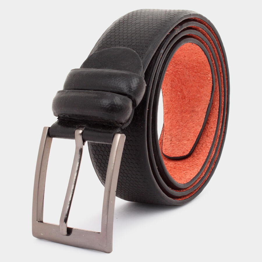 Men Casual Black Belt (36 in.), , large image number null