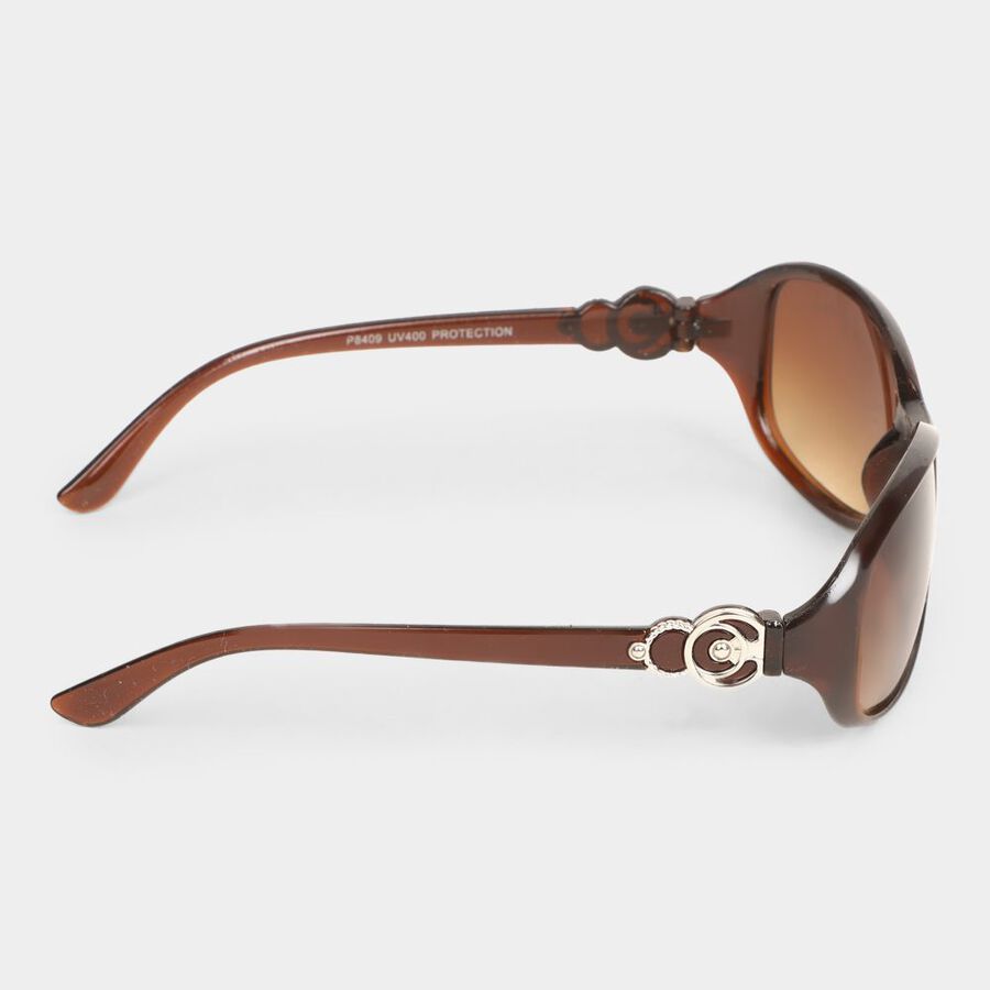 Women's Plastic Gradient Round Sunglasses, , large image number null