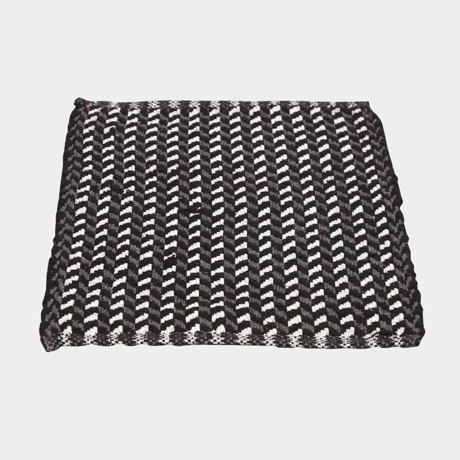 Grey Cotton Blend Rugs, , large image number null