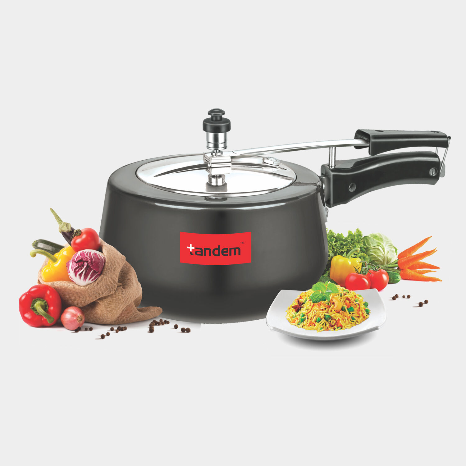 Tandem induction deals cooker