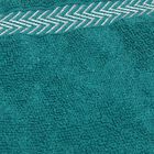 400 GSM Teal Blue Cotton Blend Hand Towel, , small