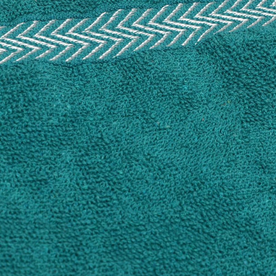 400 GSM Teal Blue Cotton Blend Hand Towel, , large