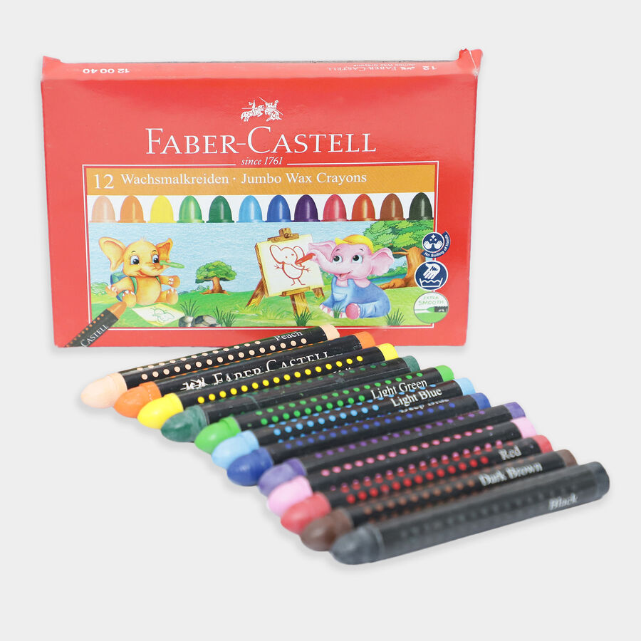 Wax Crayons 12 Shades, , large image number null