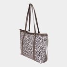Women's Fabric Satchel, Printed, Medium Size, , small image number null
