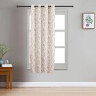 5ft. Bedroom Soft Beige Printed Eyelet Curtains, , small image number null