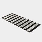 Grey Polyester Bedside Runner, , small image number null