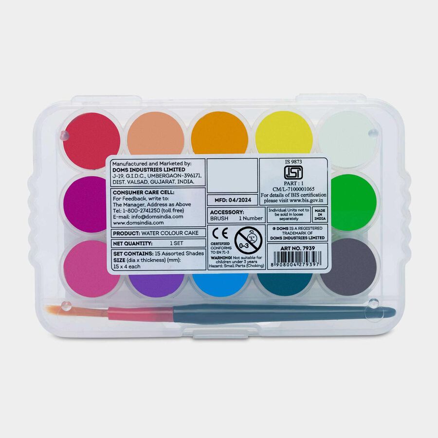 Plastic Watercolor - Colour/Design May Vary, , large image number null