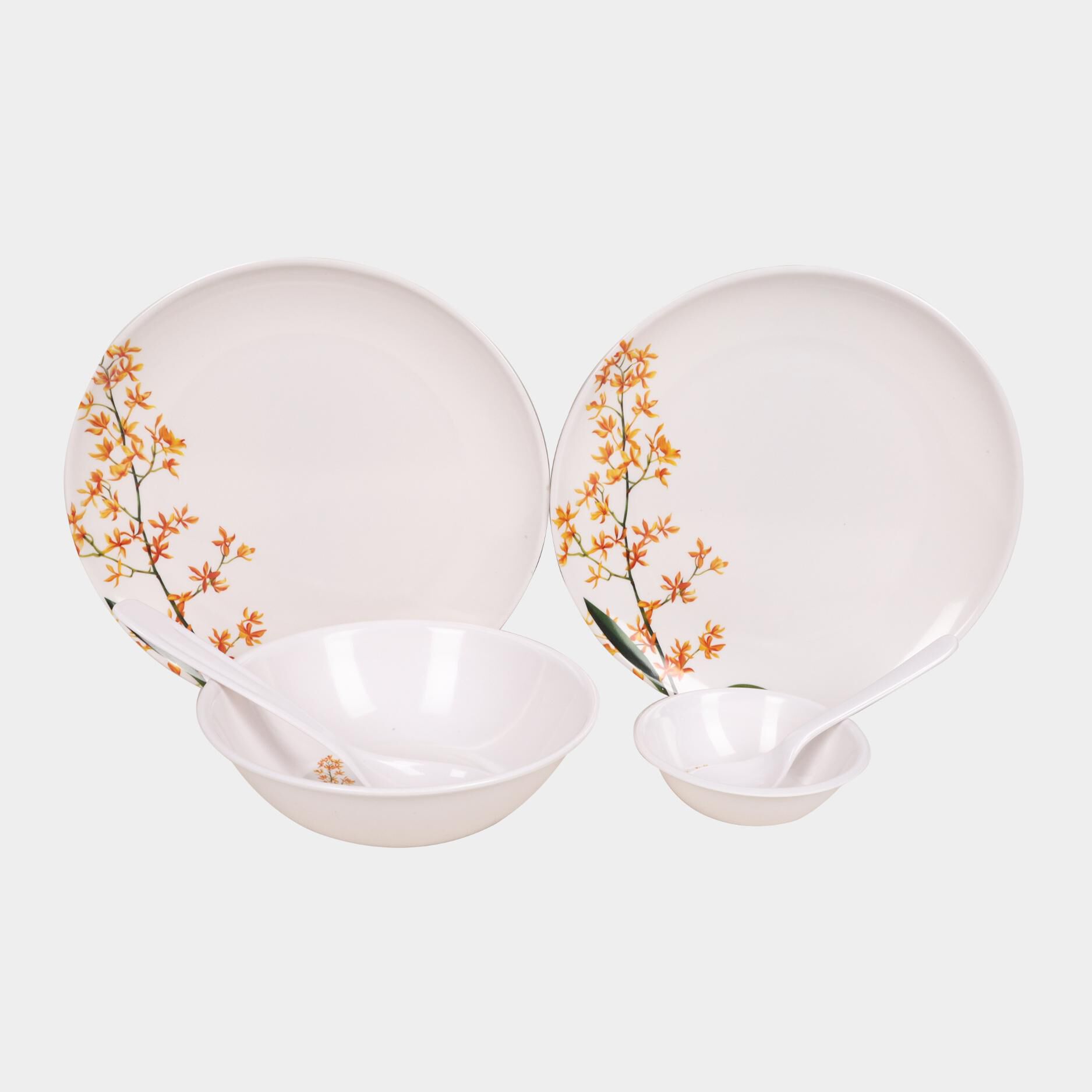 Home Finery                         Melamine Dinner Set 20 Pcs