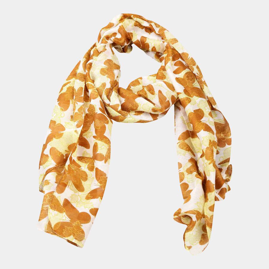 Women's Multicolour Viscose Scarf, , large image number null