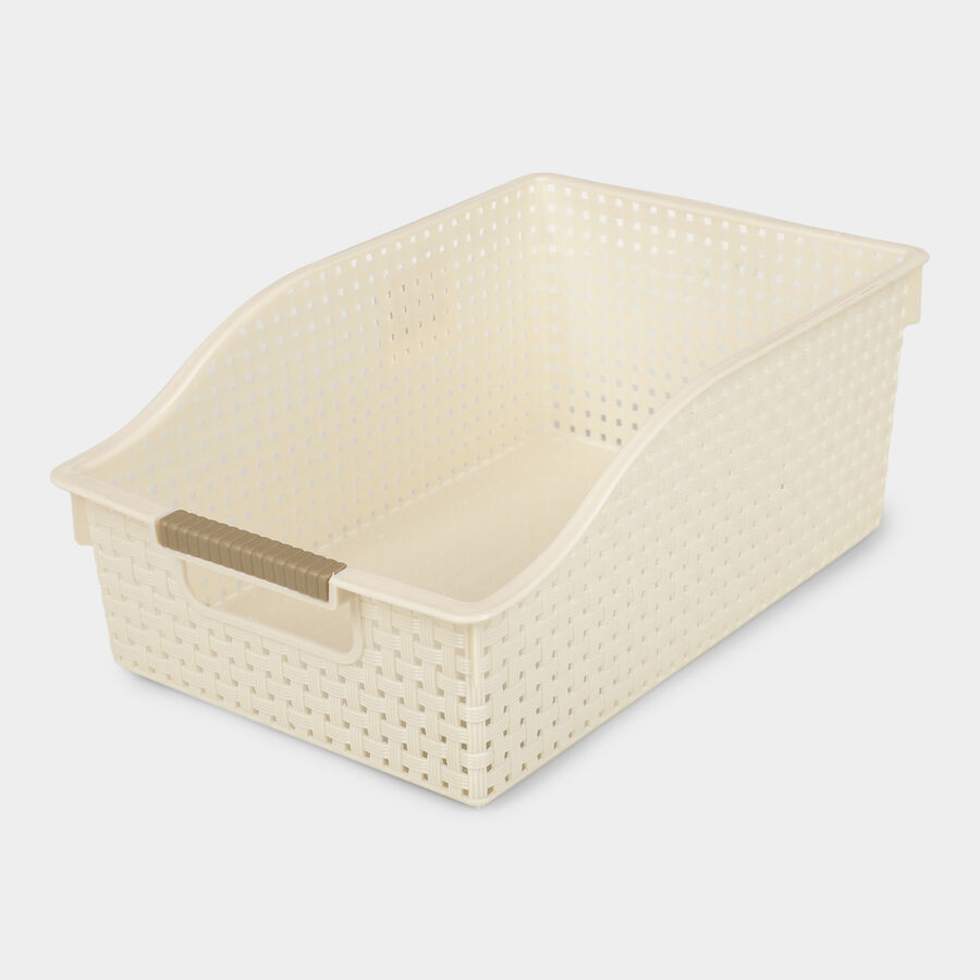 Beige Mint Plastic Basket, , large image number null