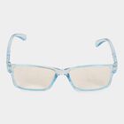 Men's Plastic Clear Glass Rectangle Sunglasses, , small image number null
