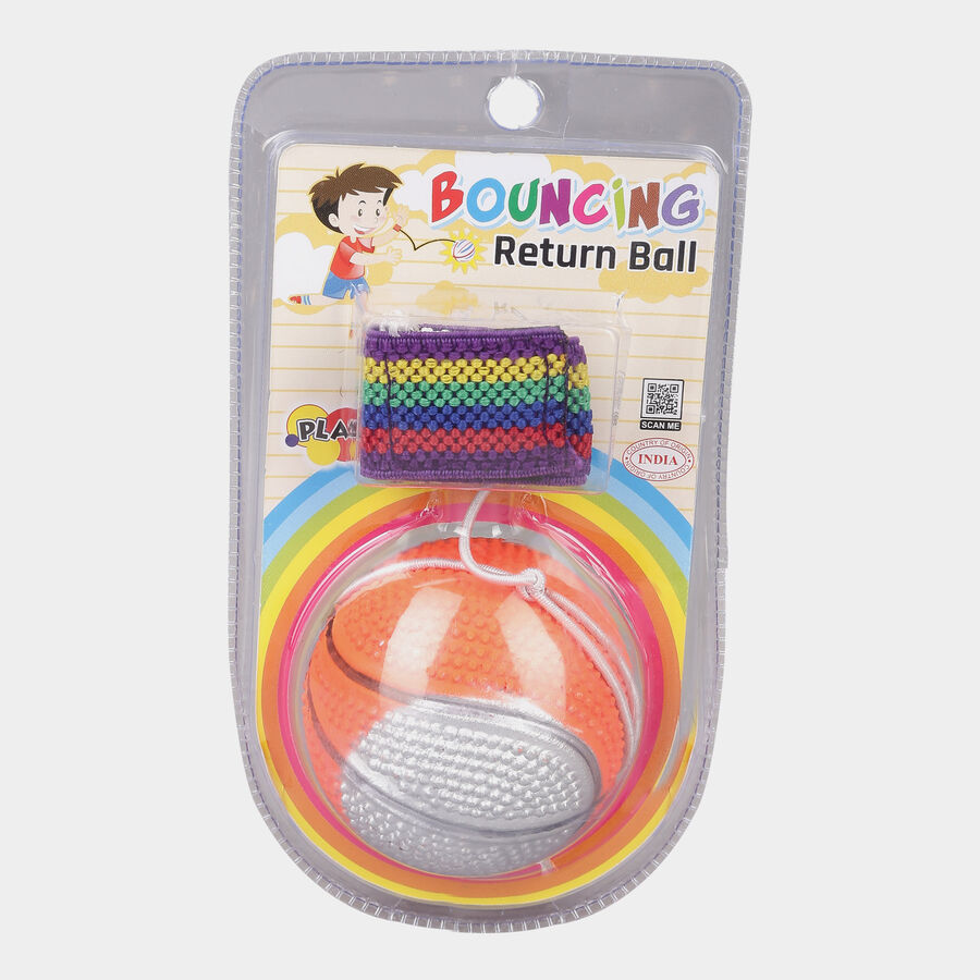 Rubber Bouncing Ball - Colour/Design May Vary, , large image number null