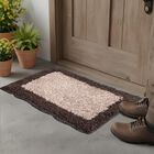 Brown Polyester Door Mat, , small