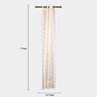 7ft. Cream Polyester Curtain, , small