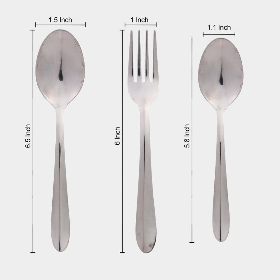 Steel Cutlery Set, , large image number null