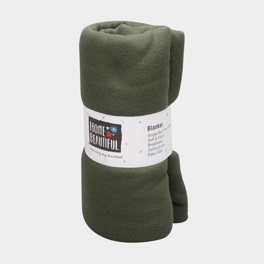 Green Microfiber Blanket, , large image number null