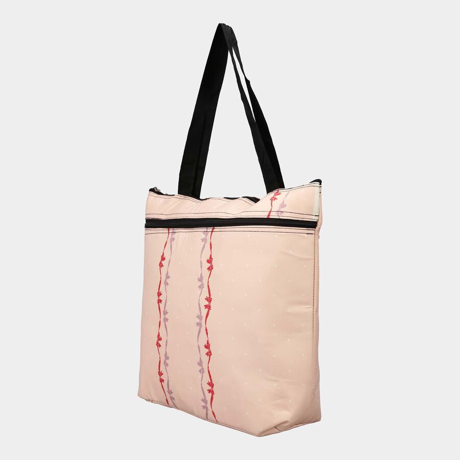 Women's Pink Fabric Tote Bag, , large image number null