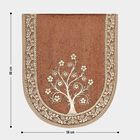 Brown Cotton Blend Sofa Cover, , small image number null