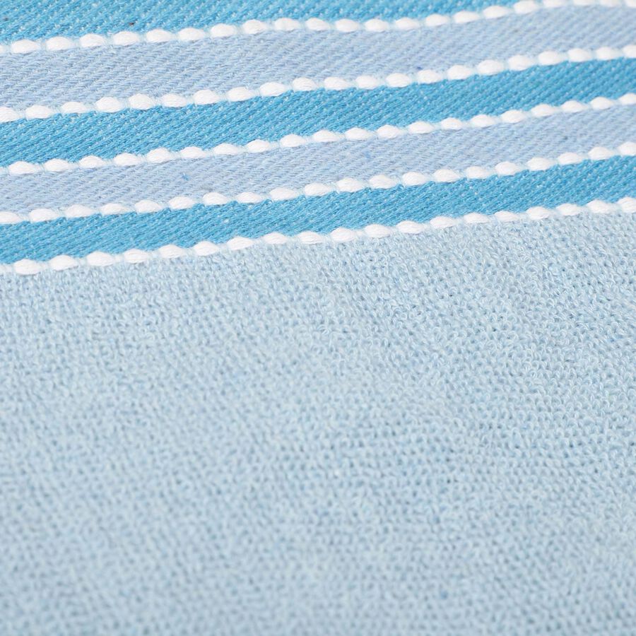 400 GSM Blue Microfiber Bath Towel, , large image number null