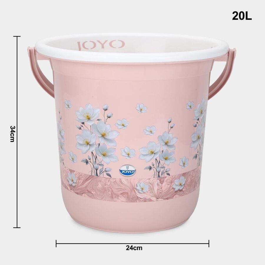 20L Plastic Bucket, , large