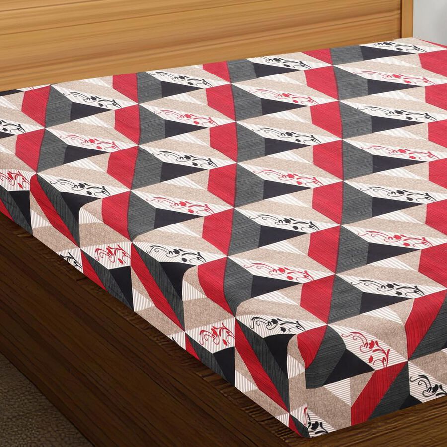 Green Microfiber Double Bedsheet, , large image number null