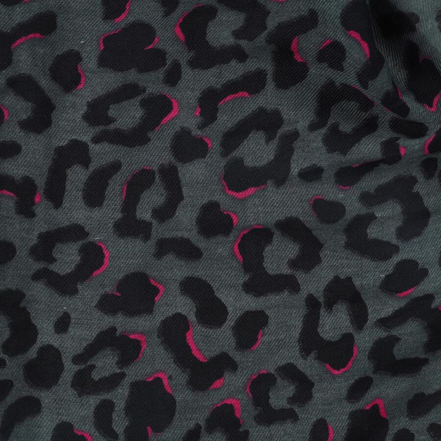 Women's Green Fabric Scarf , , large