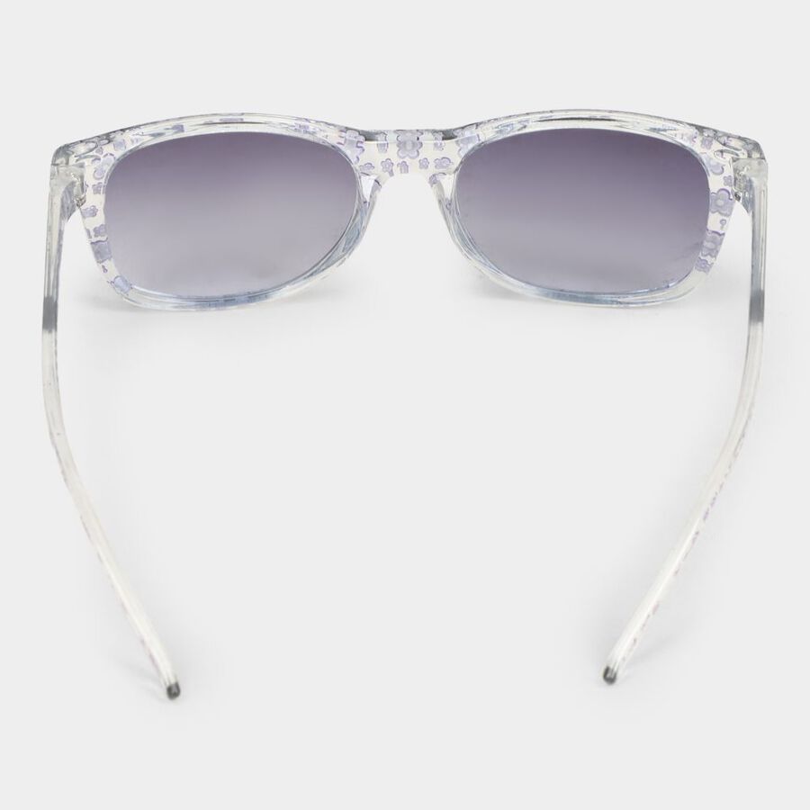 Kid's Plastic Clear Glass Wayfarer Sunglasses, , large image number null