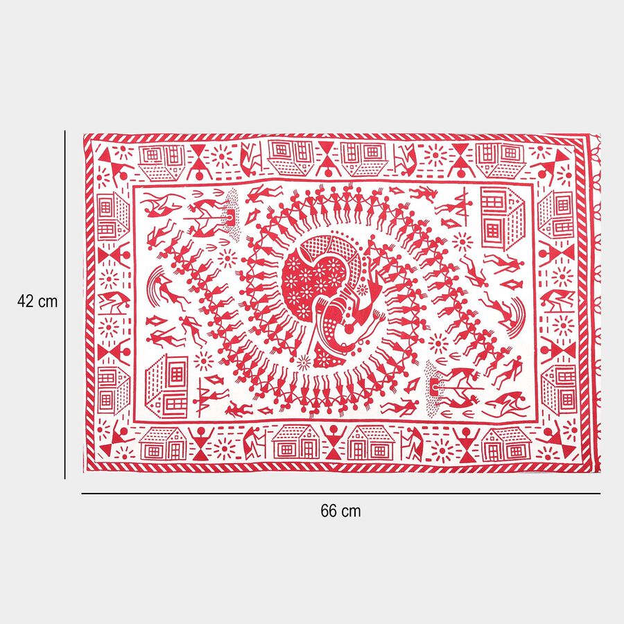 Printed Cotton Blend Pillow Cover, , large image number null