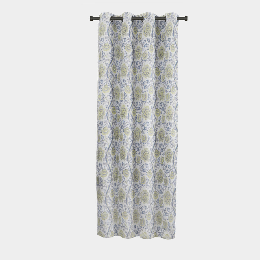 5 ft. Light Blue Polyester Curtain, , large image number null