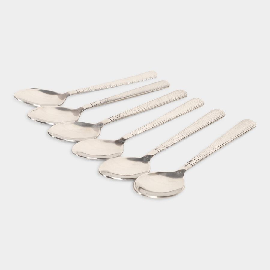 Steel Baby Spoon, Set of 6, , large image number null