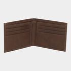 Men's Brown Polyurethane Wallet, , small