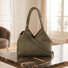 Women's Olive PU Hand Bag , , small