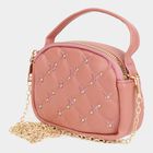 Women's Polyurethane Zipper Sling Bag, , small image number null
