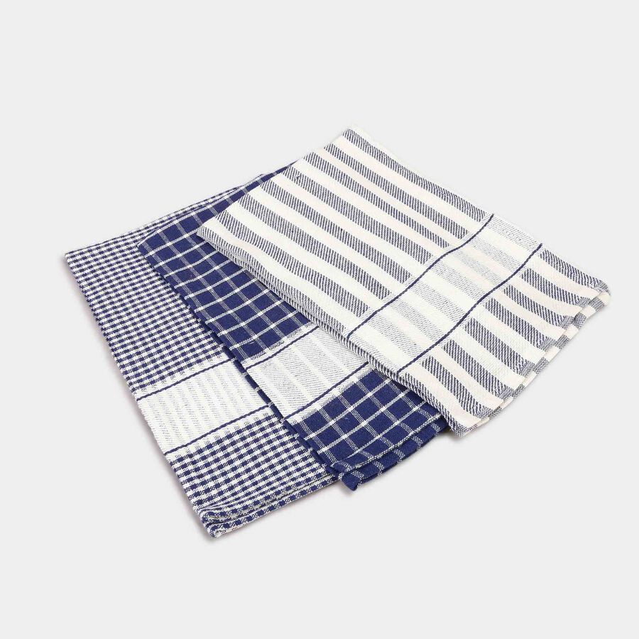 Set Of 3 Cotton Kitchen Napkin, , large image number null