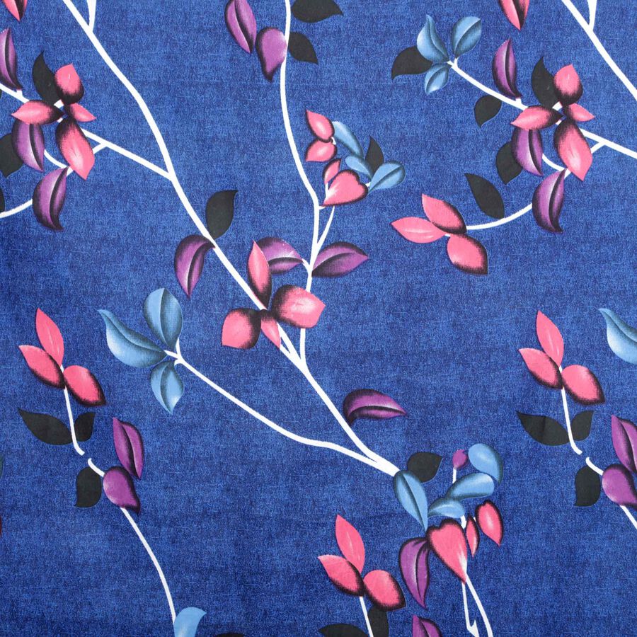 Blue Microfiber Single Bedsheet, , large image number null