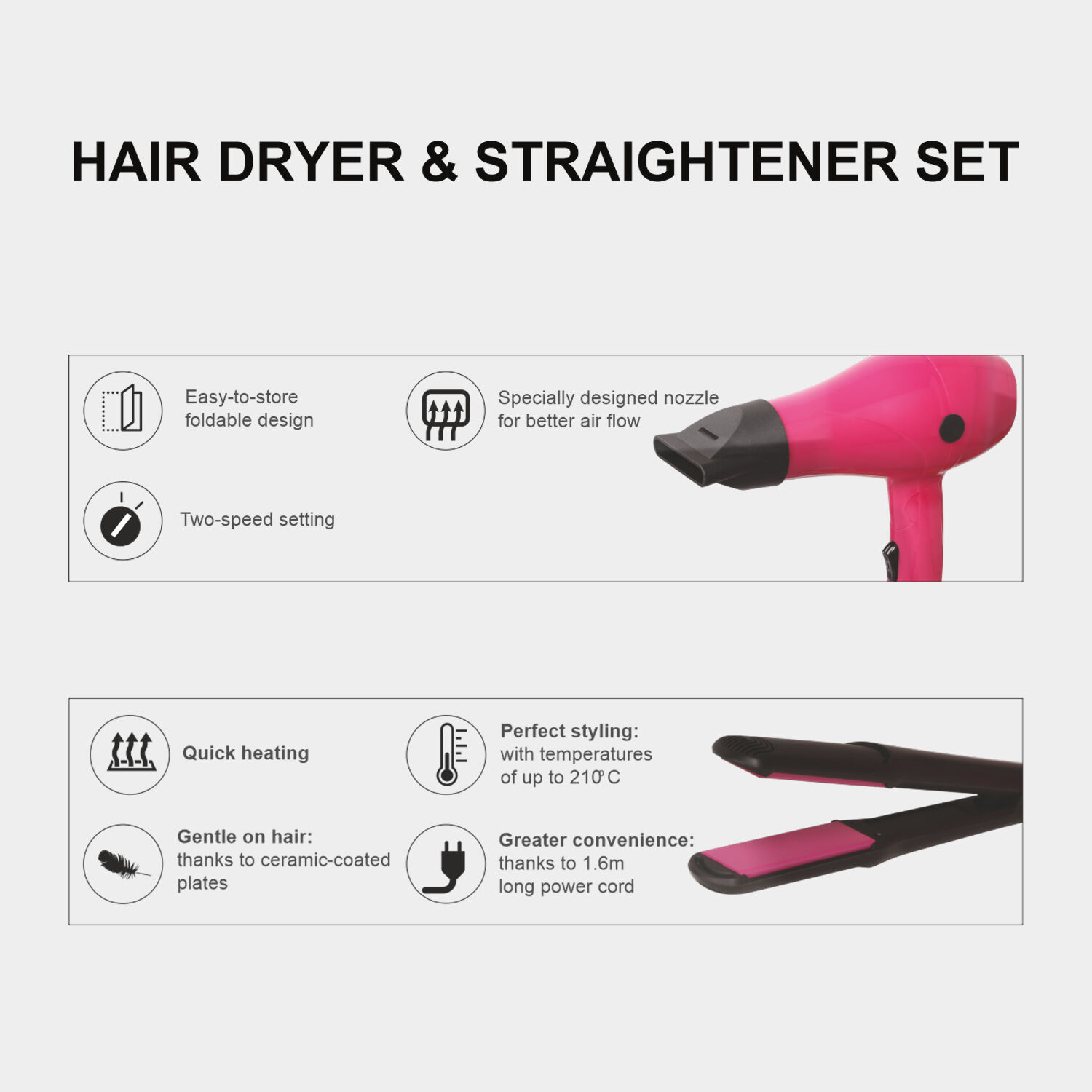 Tandem hair straightener price discount