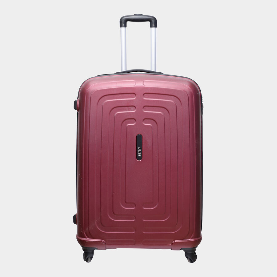 4-Wheel Wine Polycarbonate Hard Case Trolley, Large, , large image number null