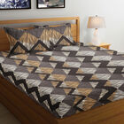 120 GSM Grey Microfiber Double Bedsheet, , small image number null