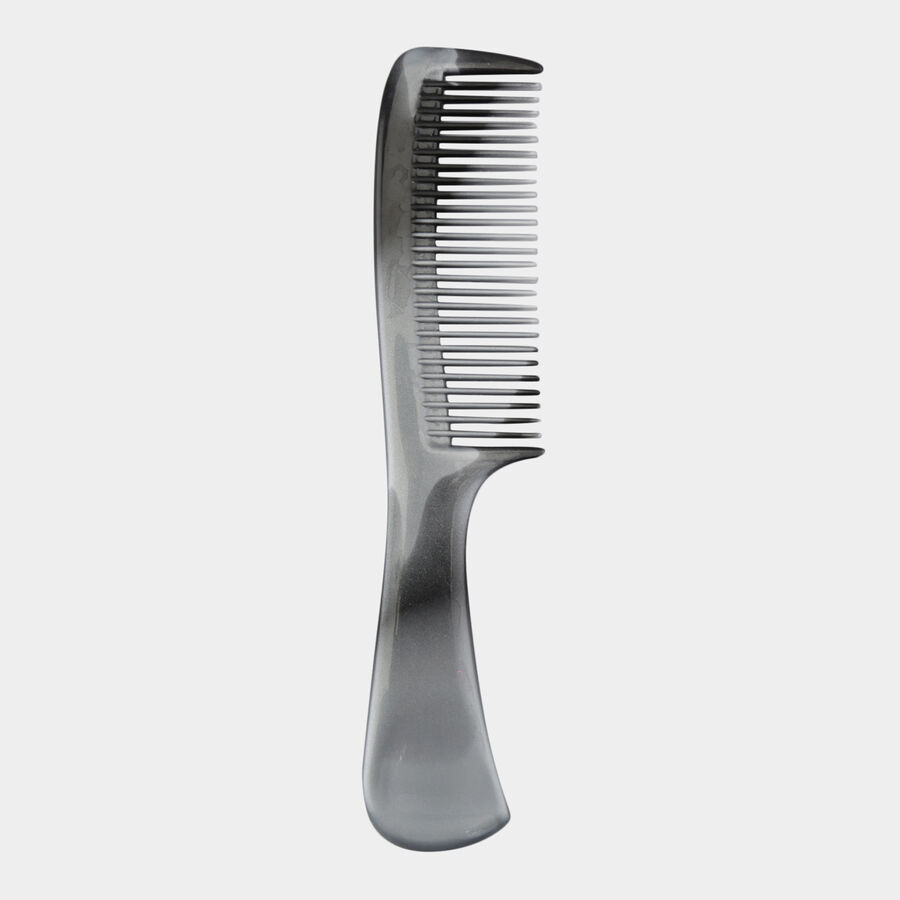Plastic Hair Comb, Set of 2 - Colour/Design May Vary, , large image number null