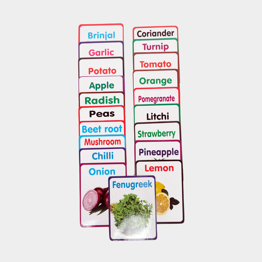 Vegetables Flash Cards, , large