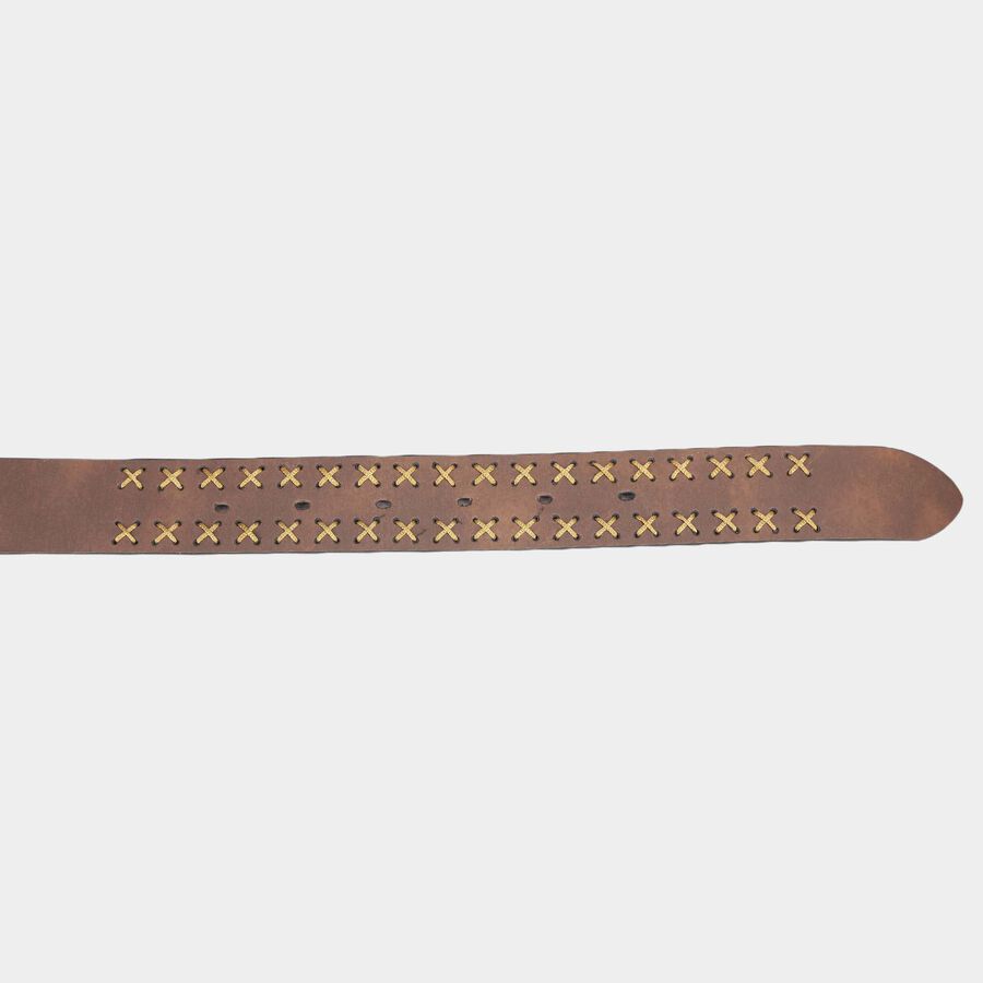 Men's Polyurethane Casual Belt, Size 32, Braided/Weaving, , large image number null