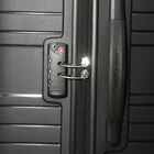 4-Wheel Black Polypropylene Hard Case Trolley, Large, , small image number null