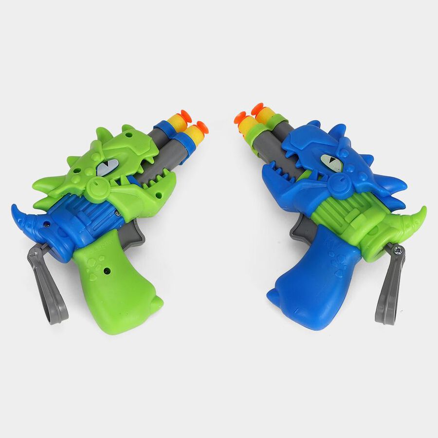 Kid's Blue-Green Plastic Gun, , large