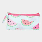 1 Pc. Fabric Pencil Pouch - Colour/Design May Vary, , small image number null