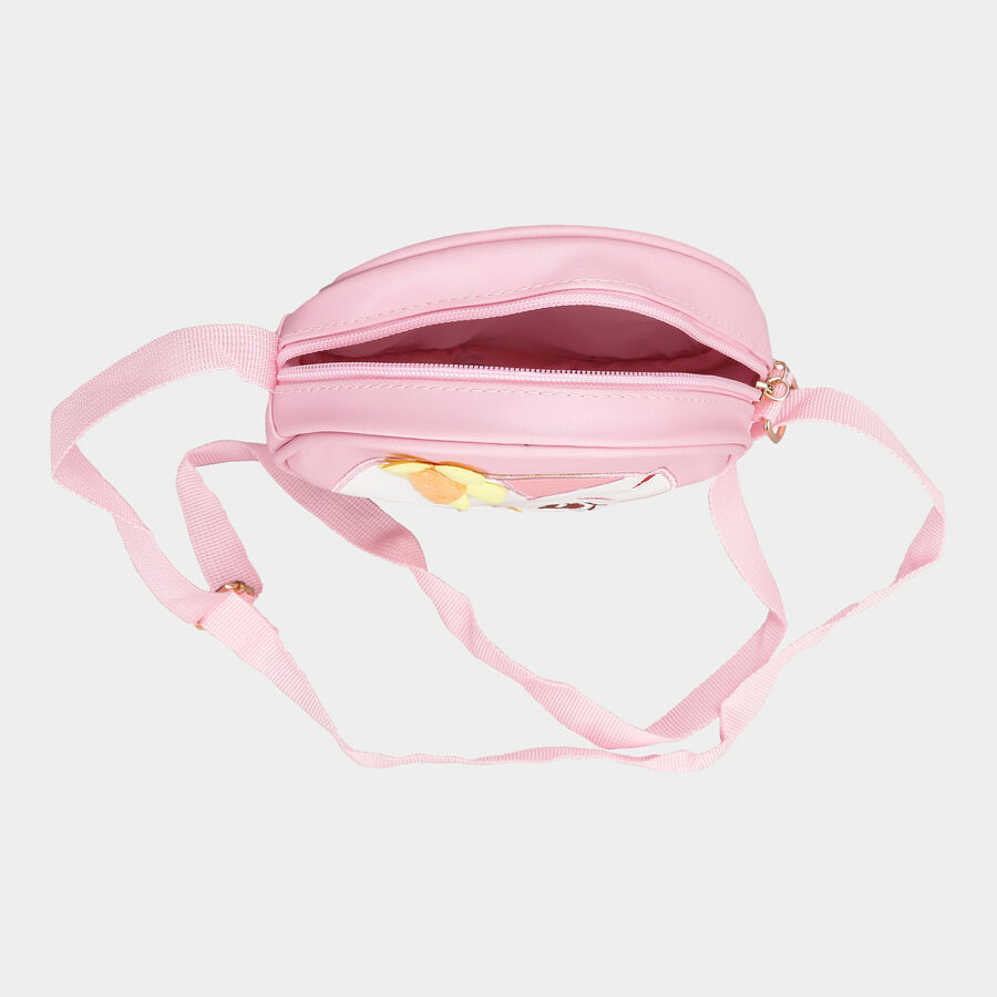 Kid's Pink Polyurethane Bag, , large image number null