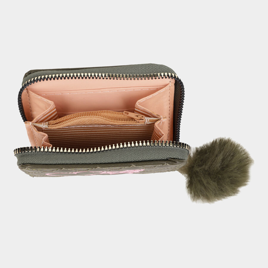 Women's Red Polyurethane Clutch Bag, , large image number null