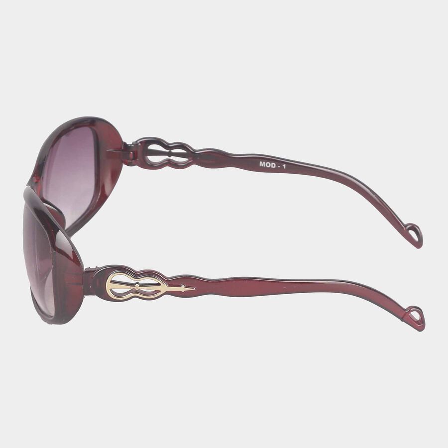 Women's Plastic Gradient Oval Sunglasses, , large image number null