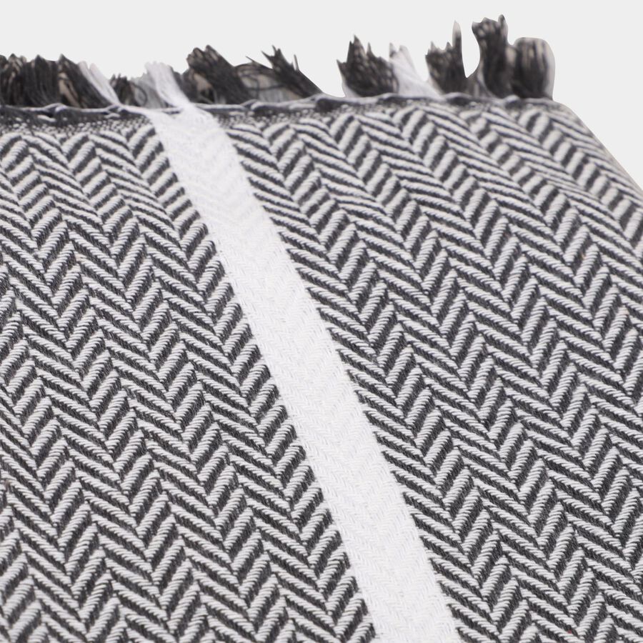 220 GSM Grey Cotton Blend Bath Towel, , large image number null