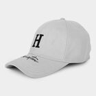 Men's Grey Fabric Cap, , small