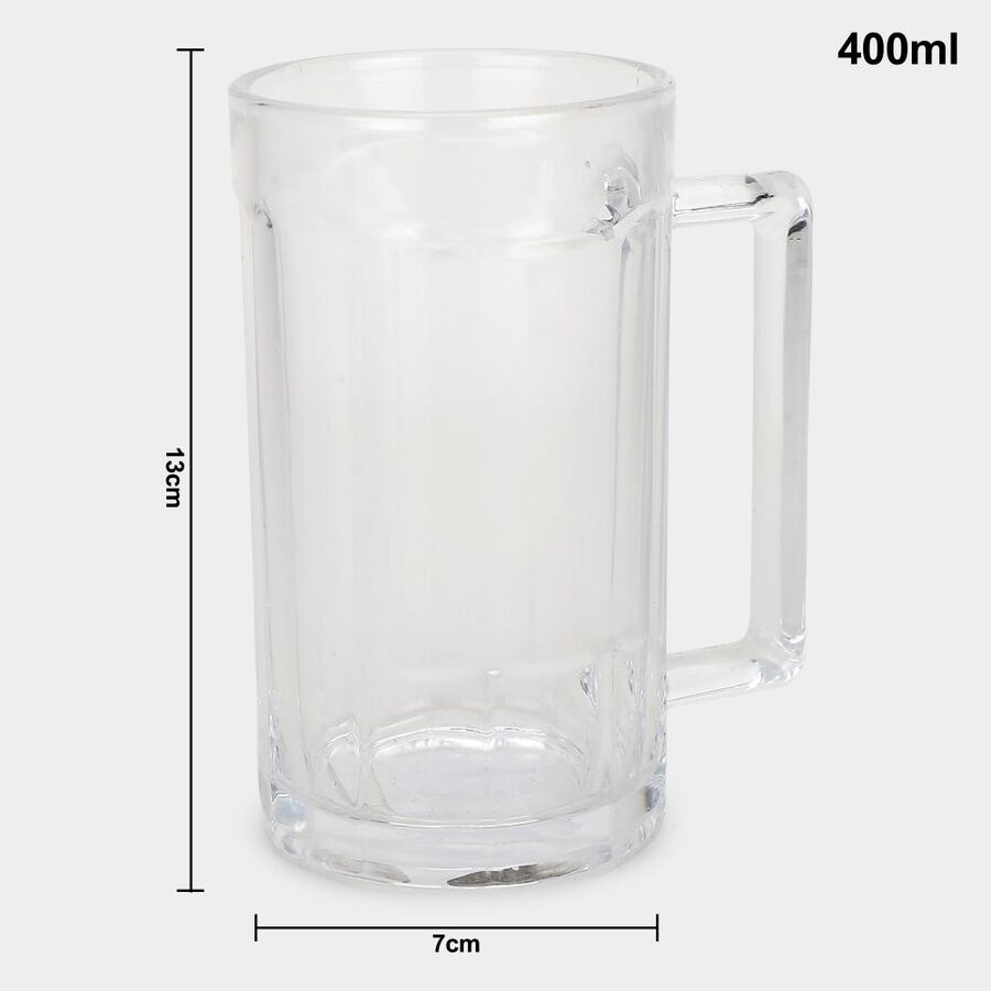 400ml Glass Beer Mug, , large